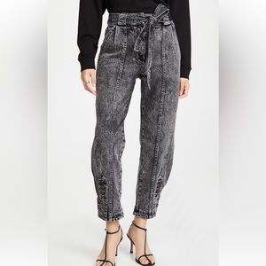 Ulla Johnson Barrel Acid Wash Pant